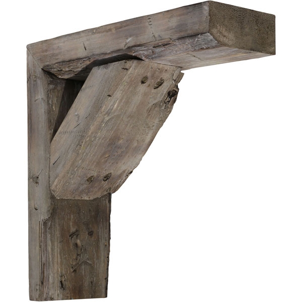 Reclaimed Barnwood Brackets for Rustic Charm | Corbels.com